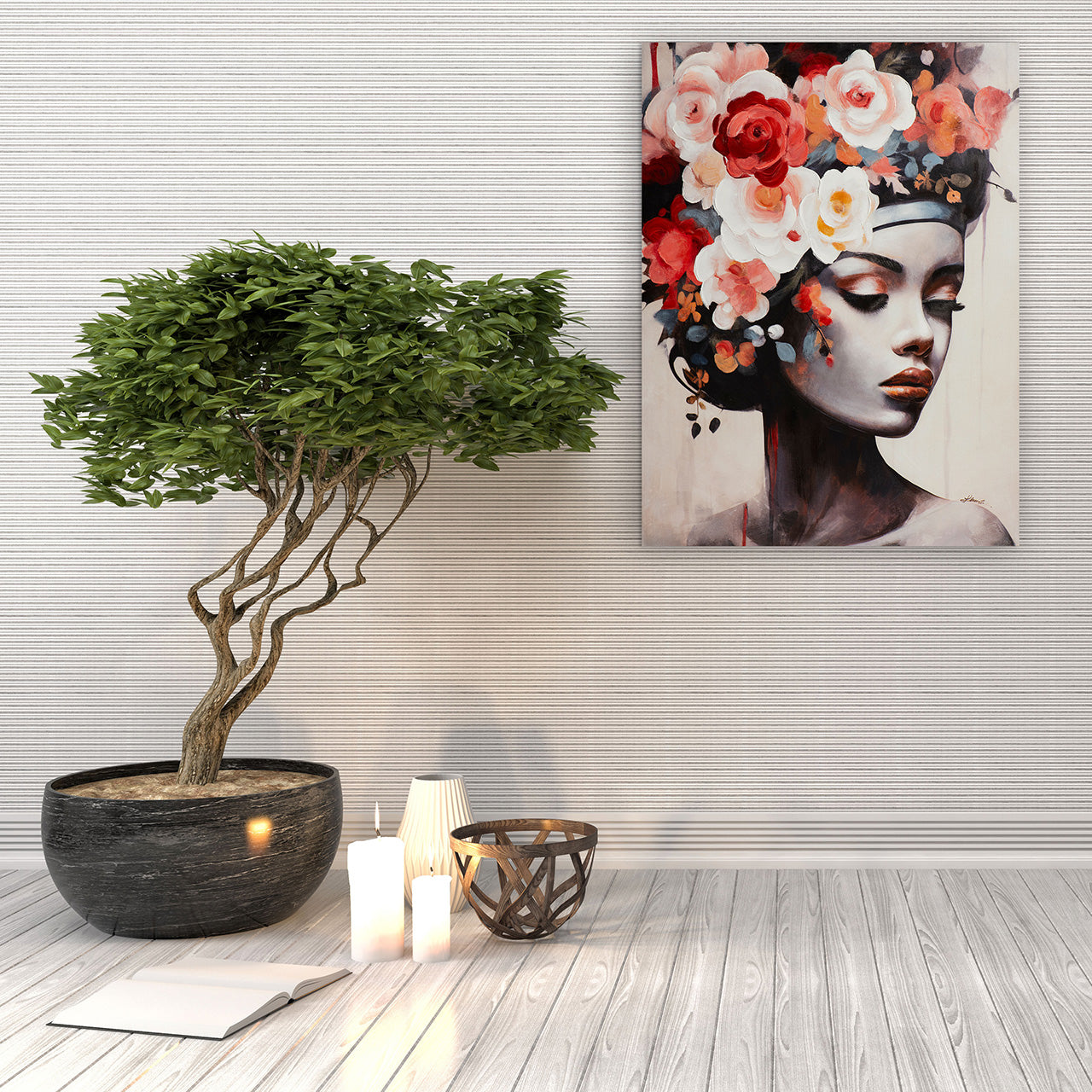 Painting Beauty with Pastel Flowers
