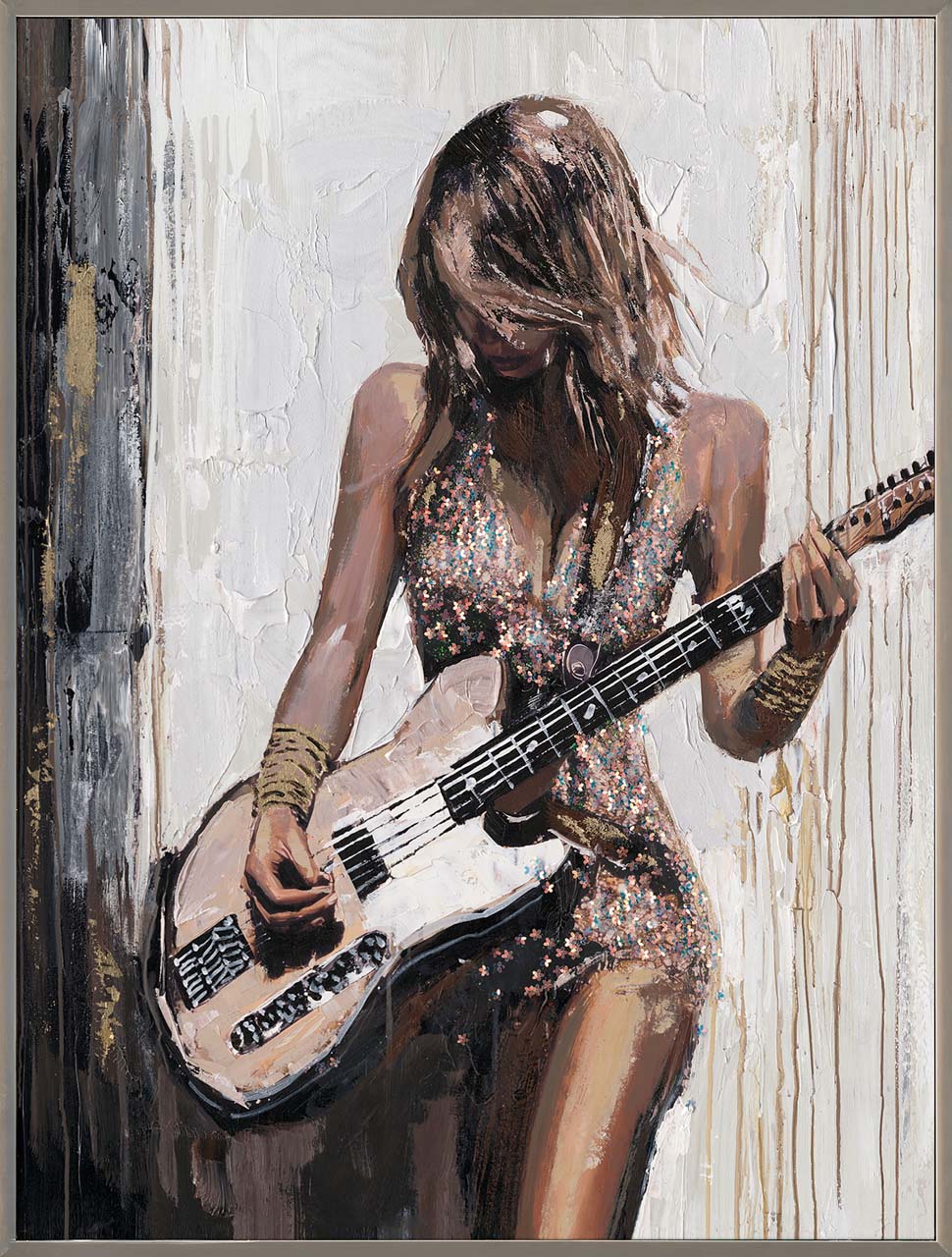 Painting Guitar Girl
