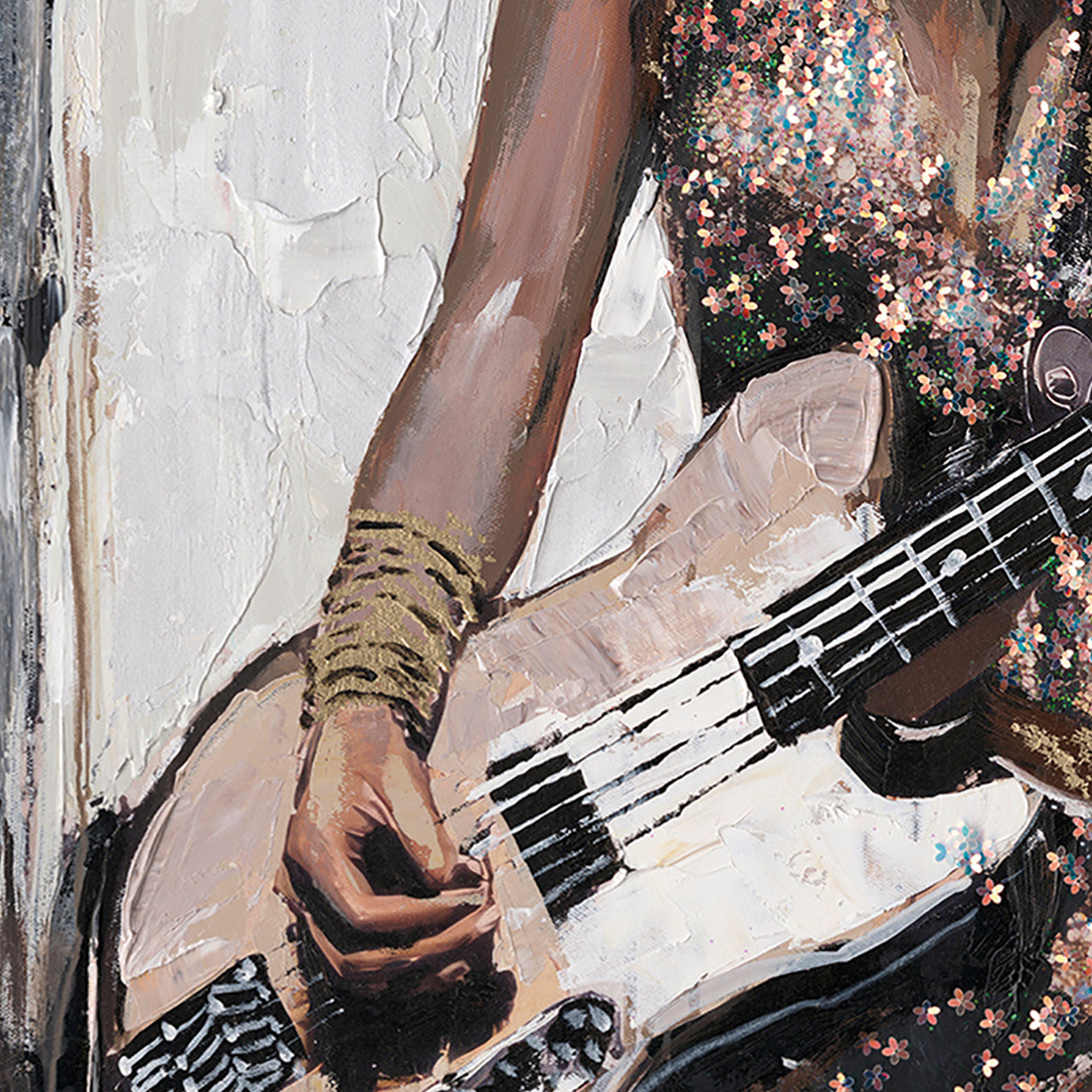 Painting Guitar Girl