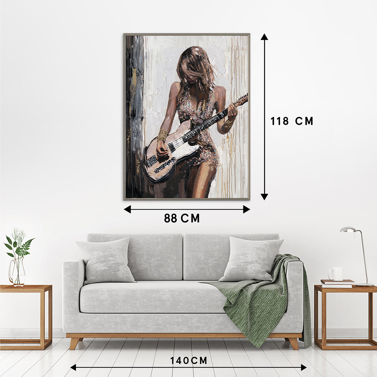 Painting Guitar Girl