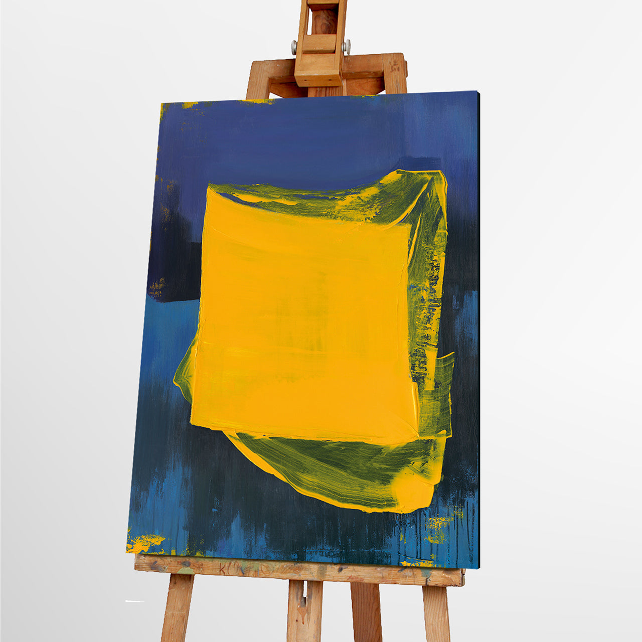 Painting Blue and Yellow