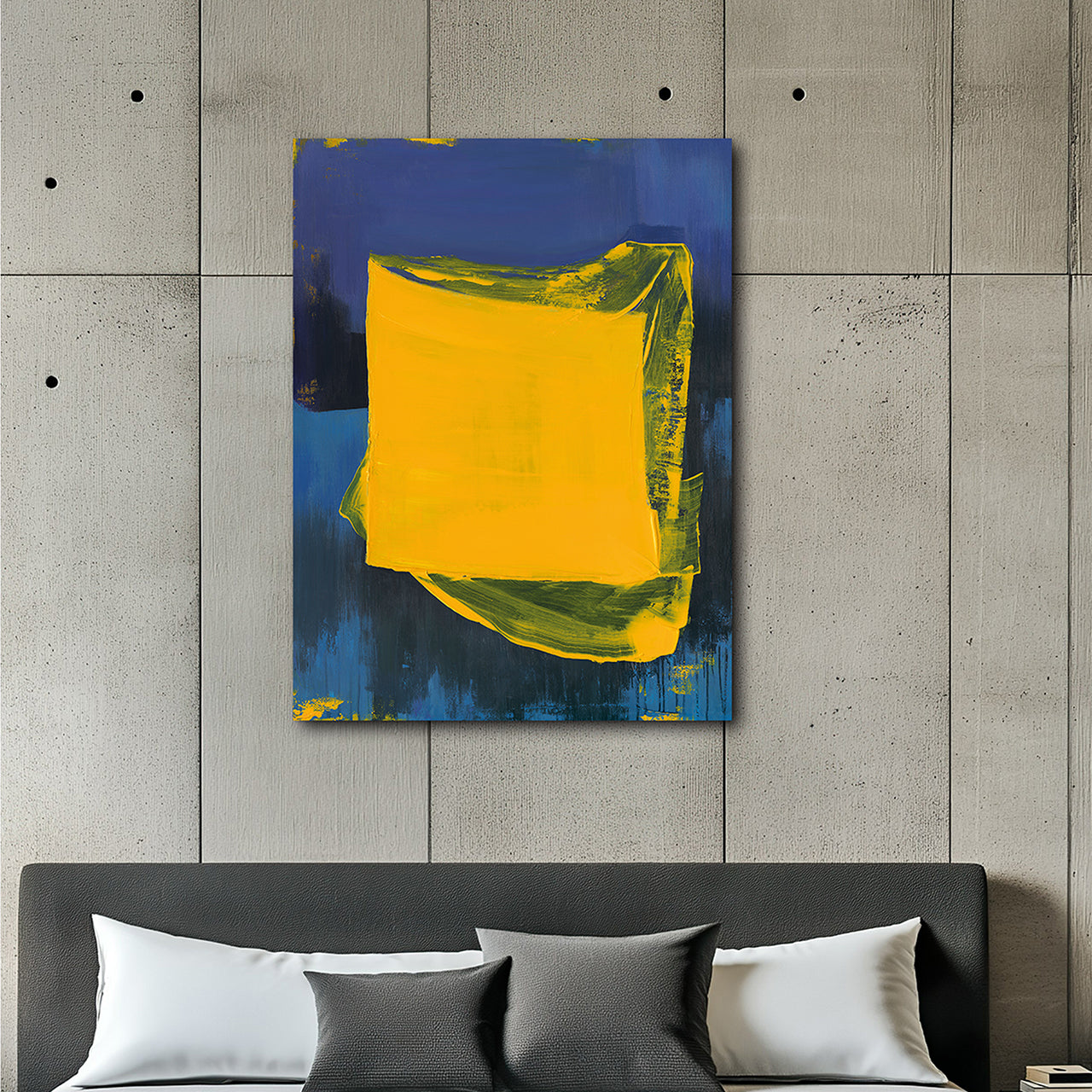 Painting Blue and Yellow