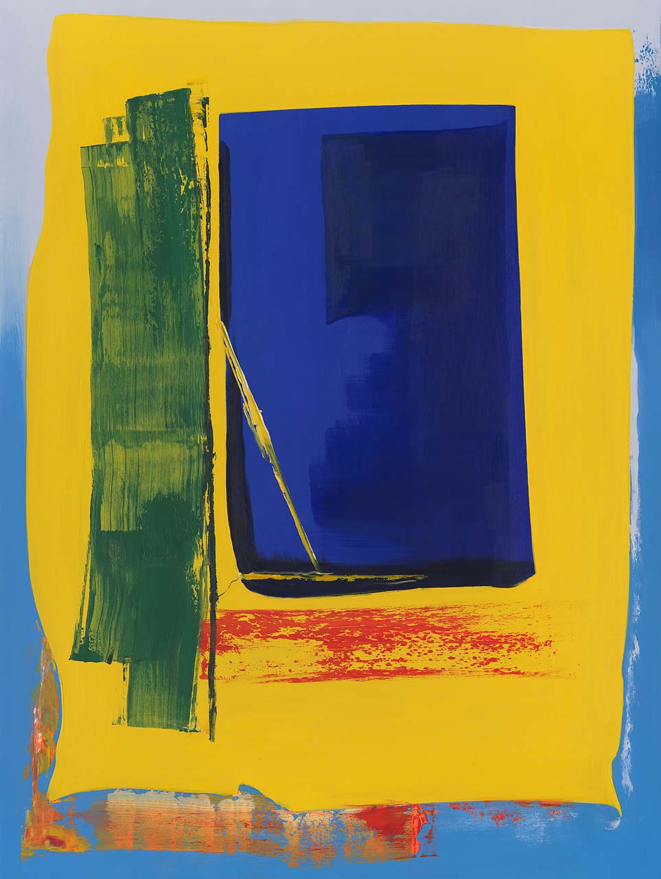 Painting Blue and Yellow