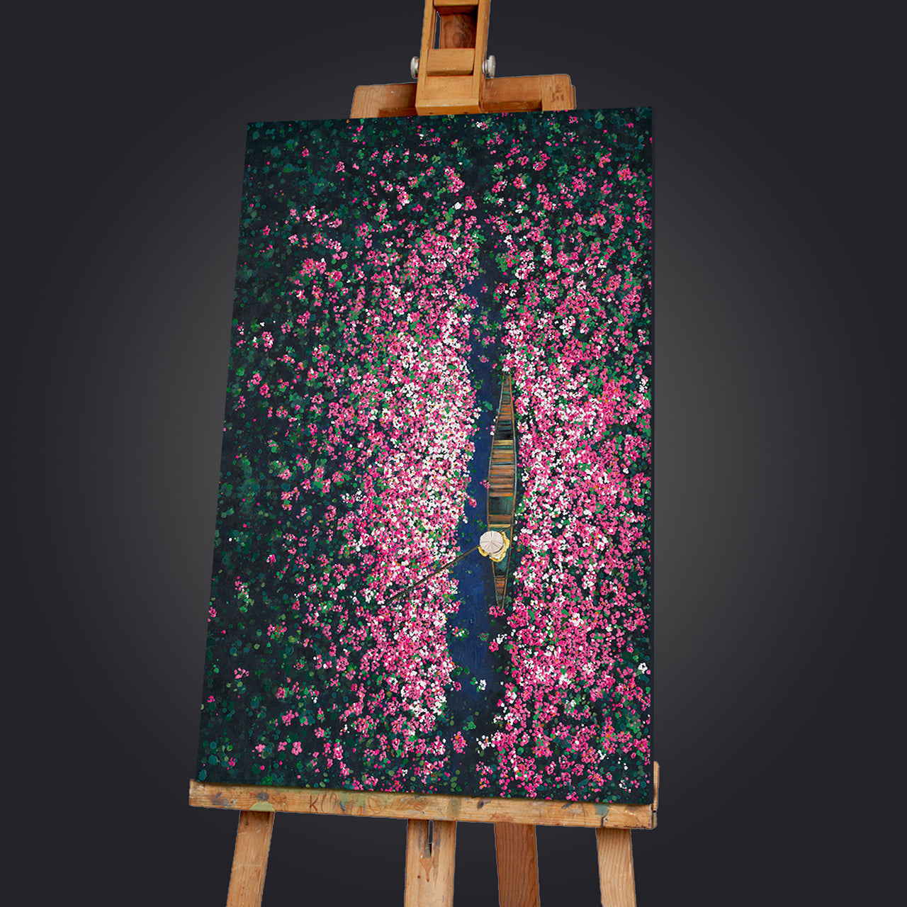 Painting Flower Boat