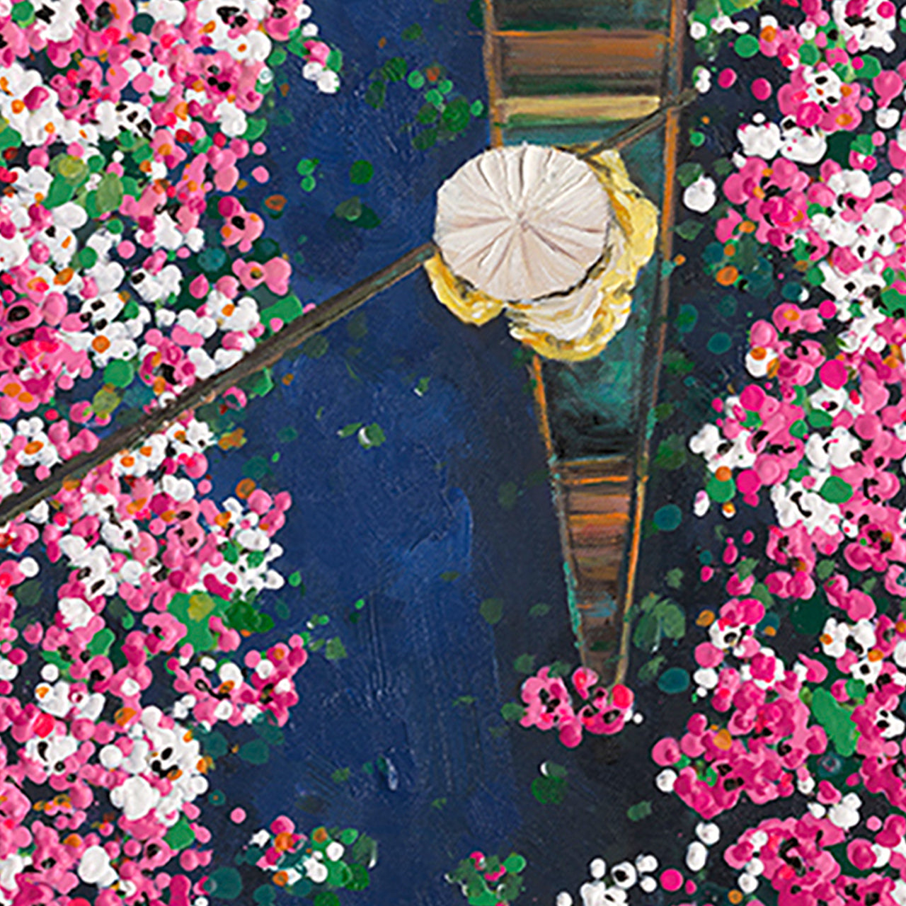 Painting Flower Boat