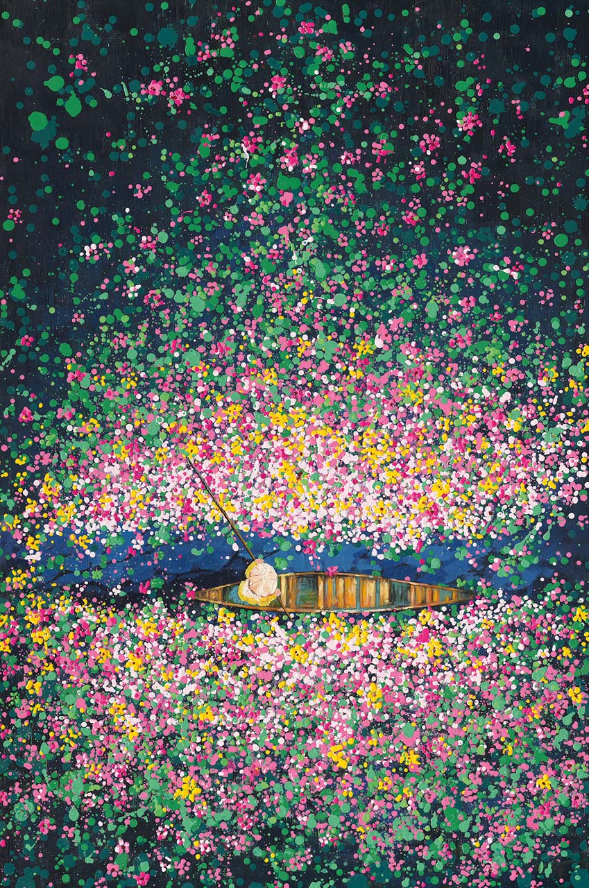 Painting Flower Boat