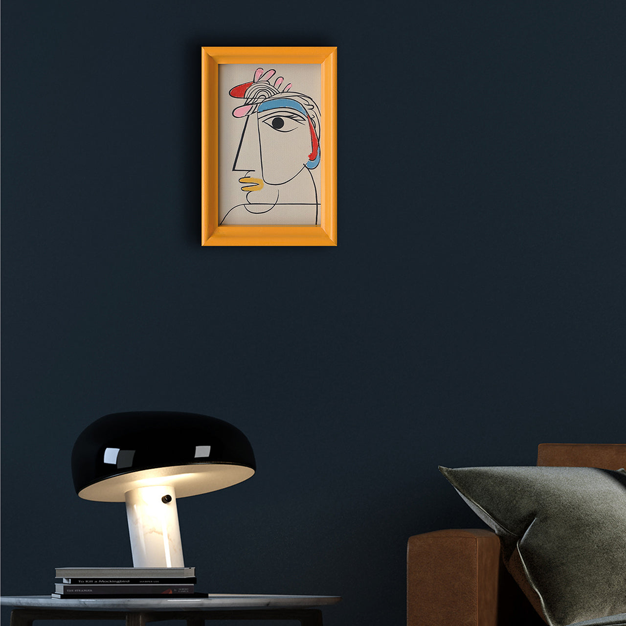 Peinture d'un homme