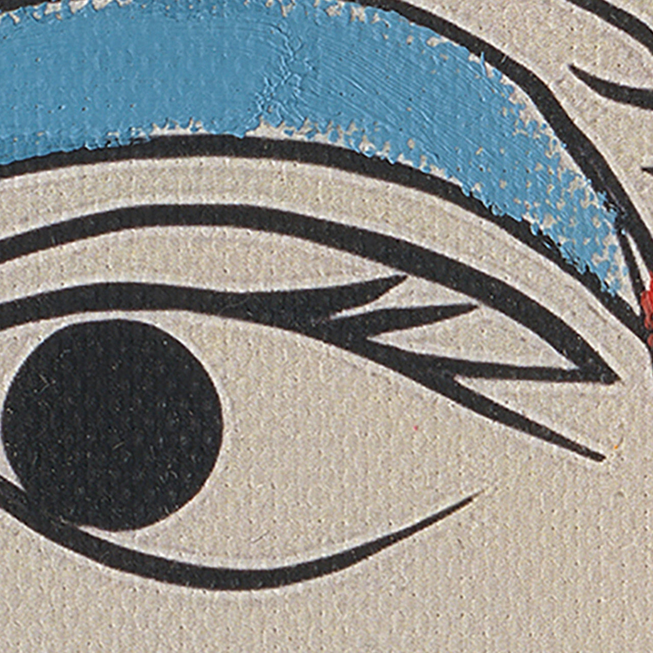 Peinture d'un homme
