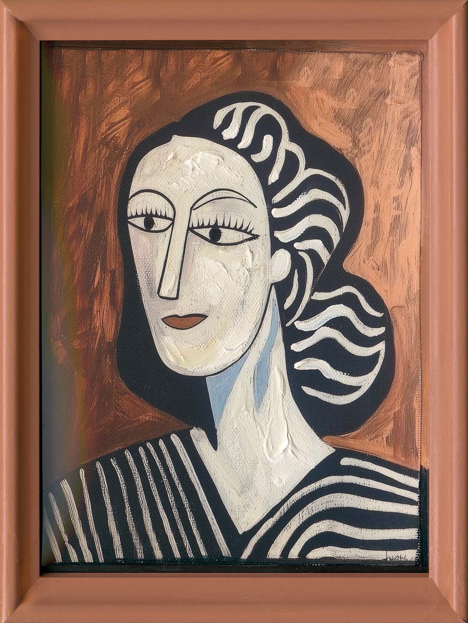 Painting Brown Lady