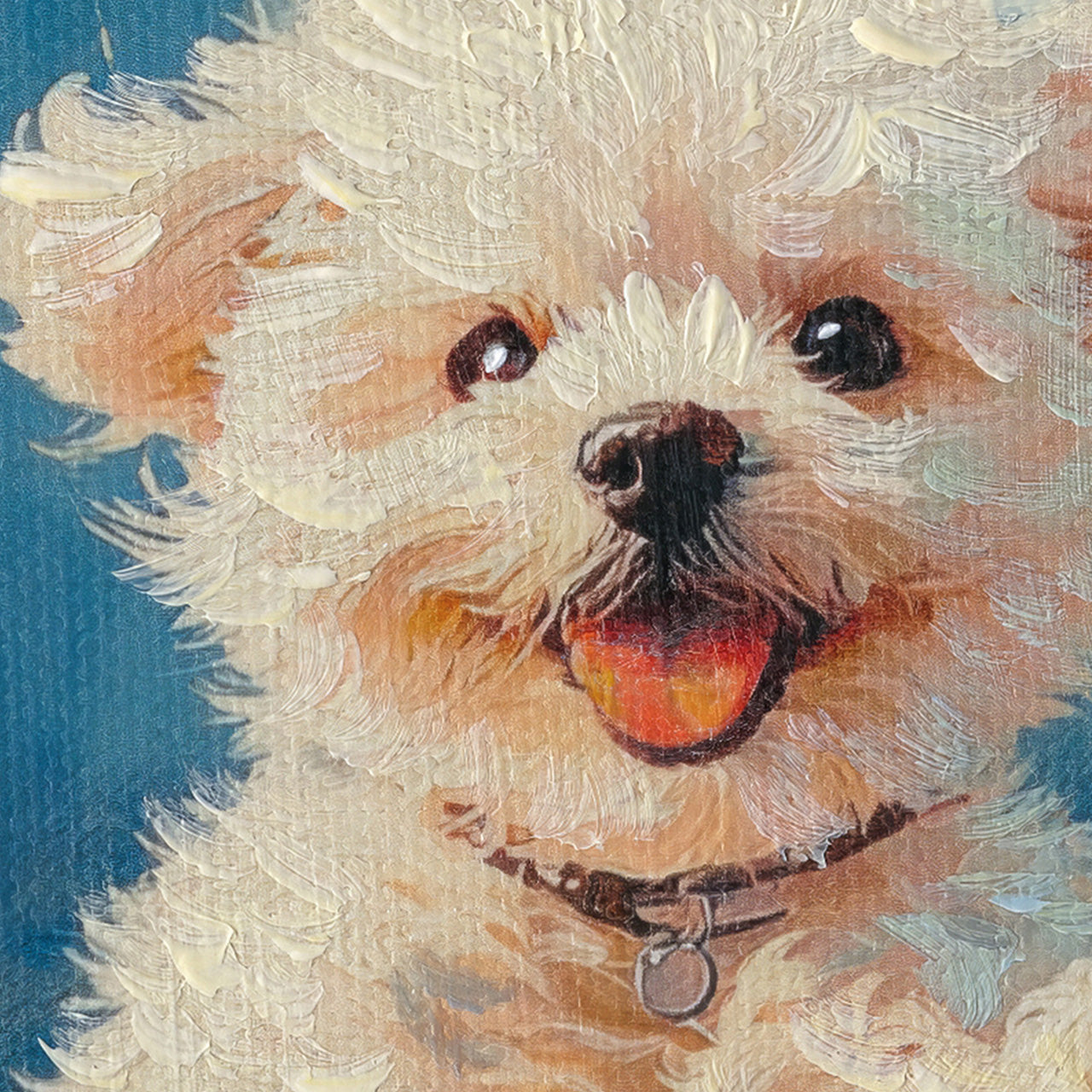 Painting Jumping Fluffy