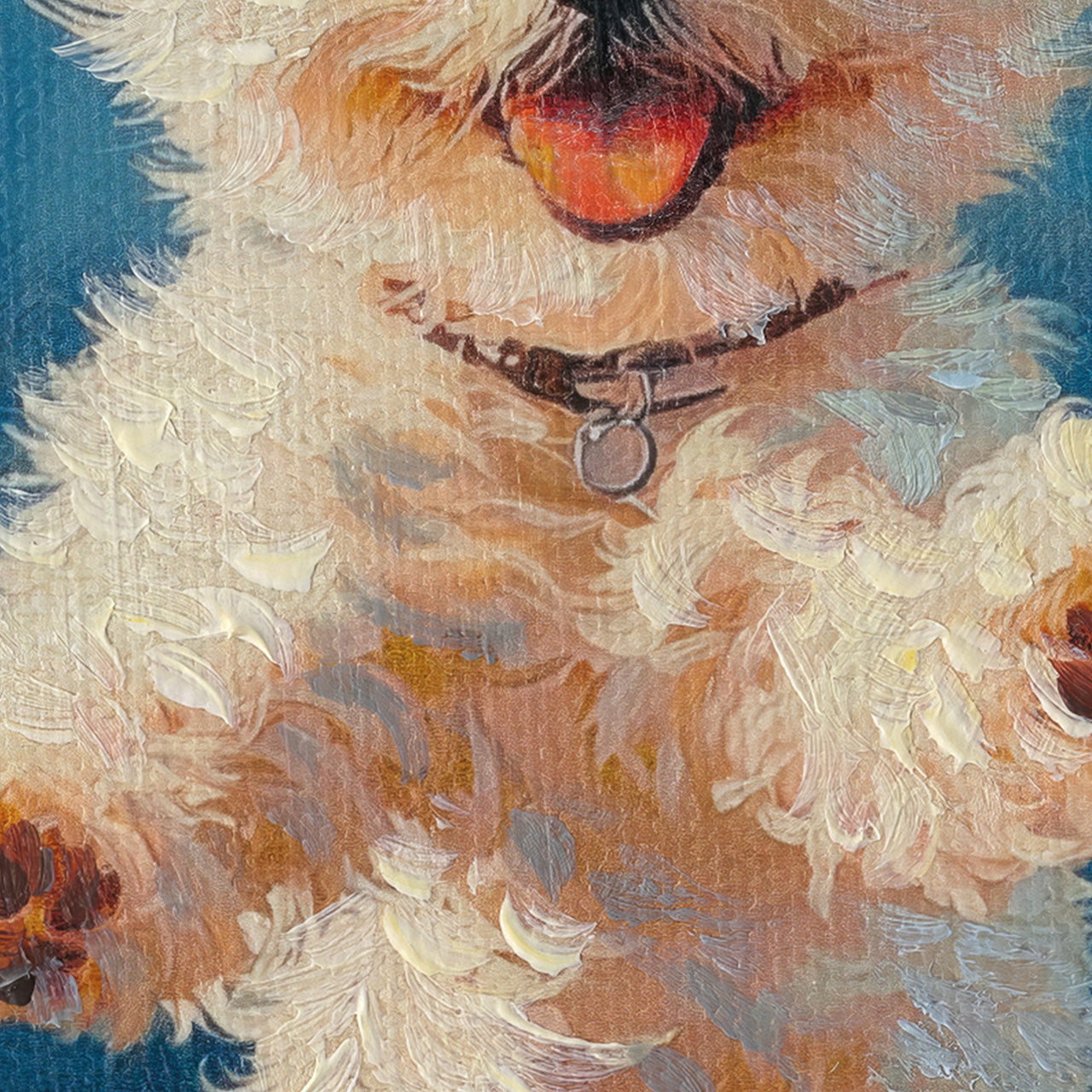 Painting Jumping Fluffy