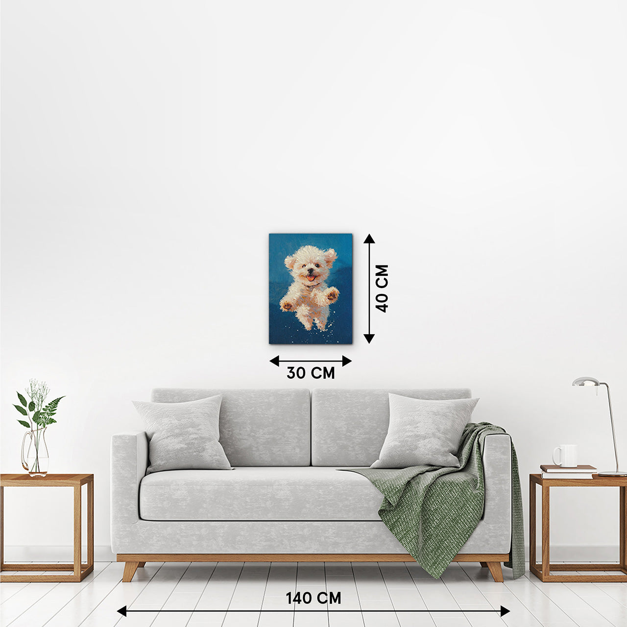 Painting Jumping Fluffy