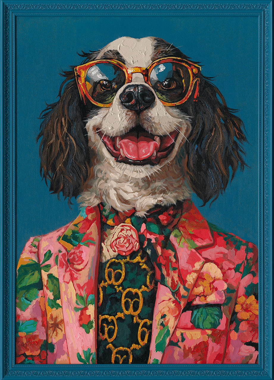 Painting Flower Dressed Jacky