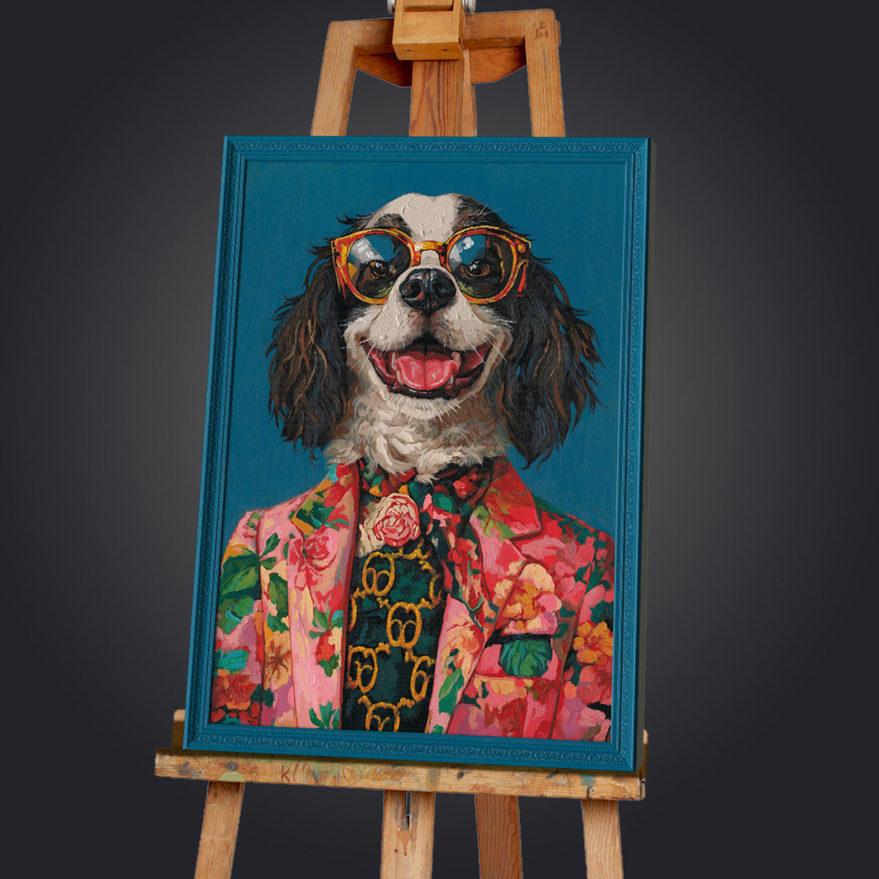 Painting Flower Dressed Jacky