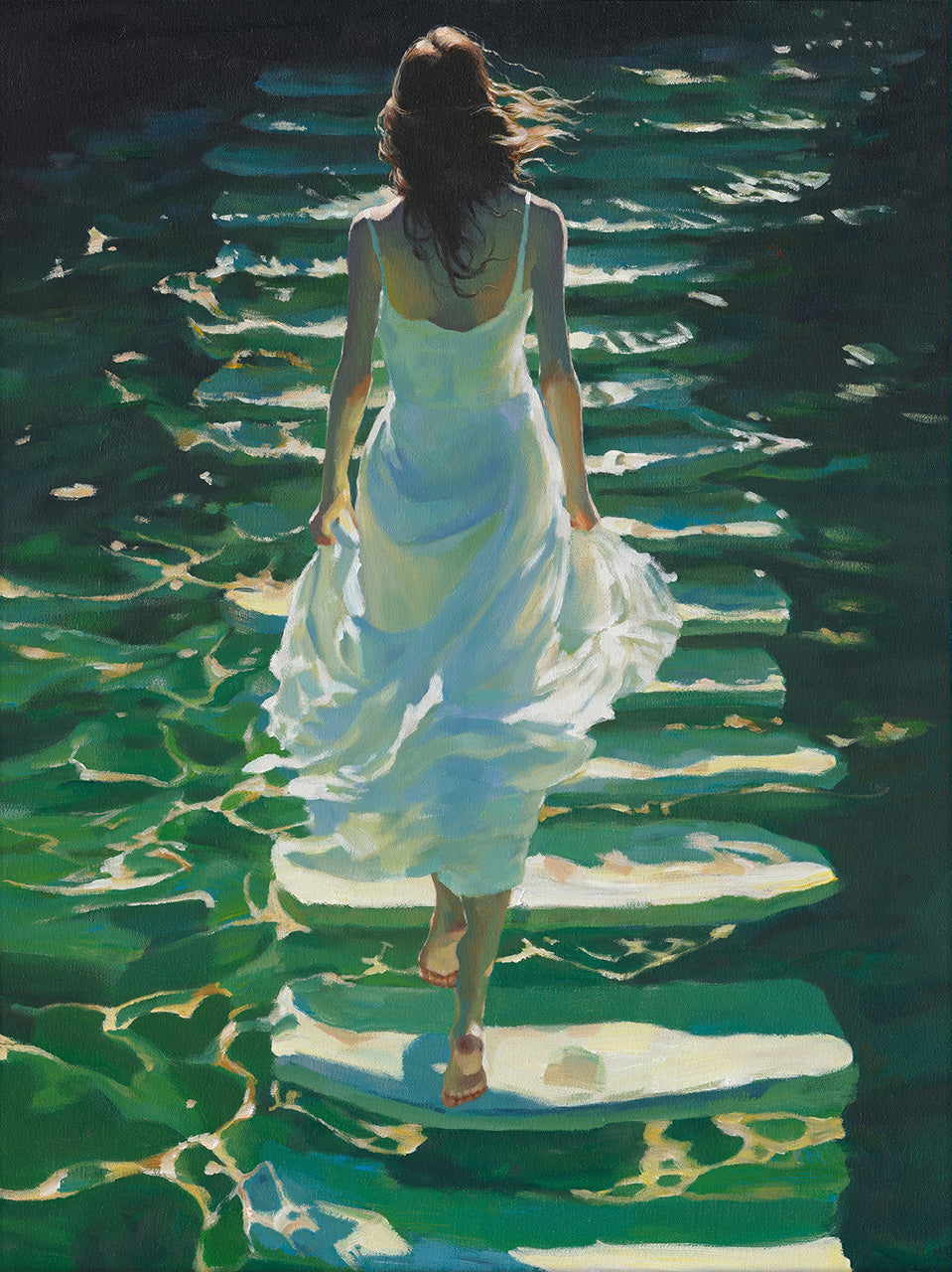 Gemälde Sibylline Water Steps