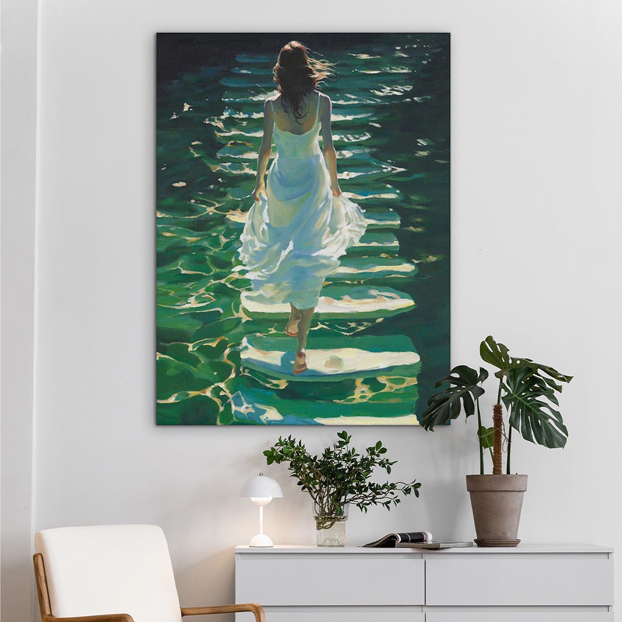 Painting Sibylline Water Steps