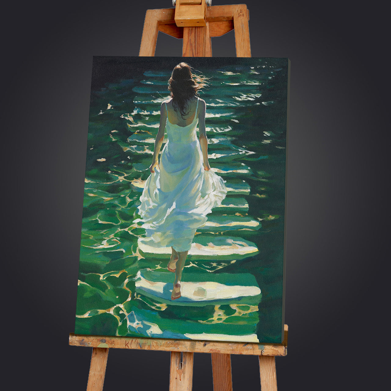 Painting Sibylline Water Steps