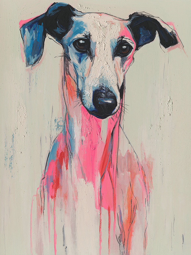 Gemälde Whispering Greyhound