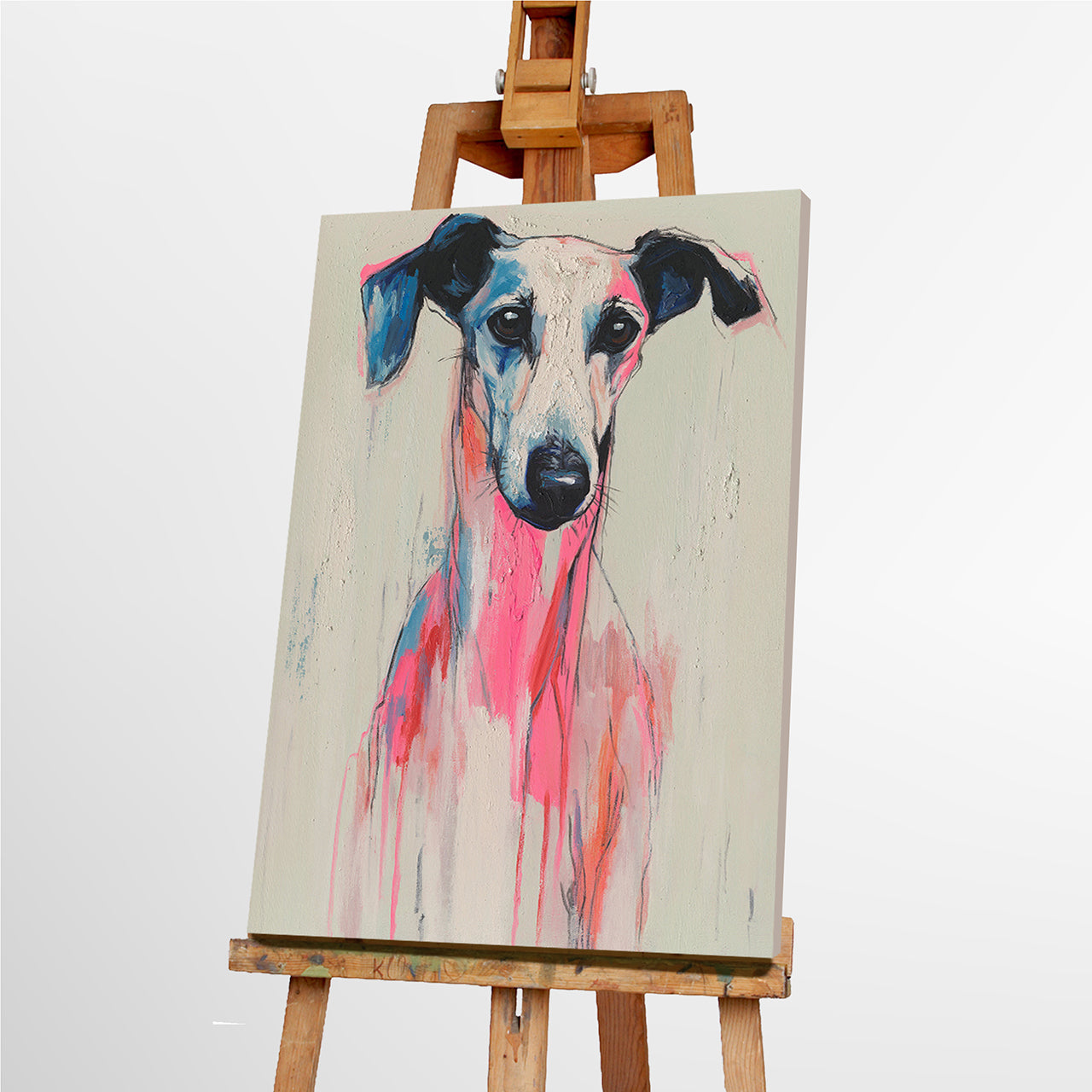 Gemälde Whispering Greyhound