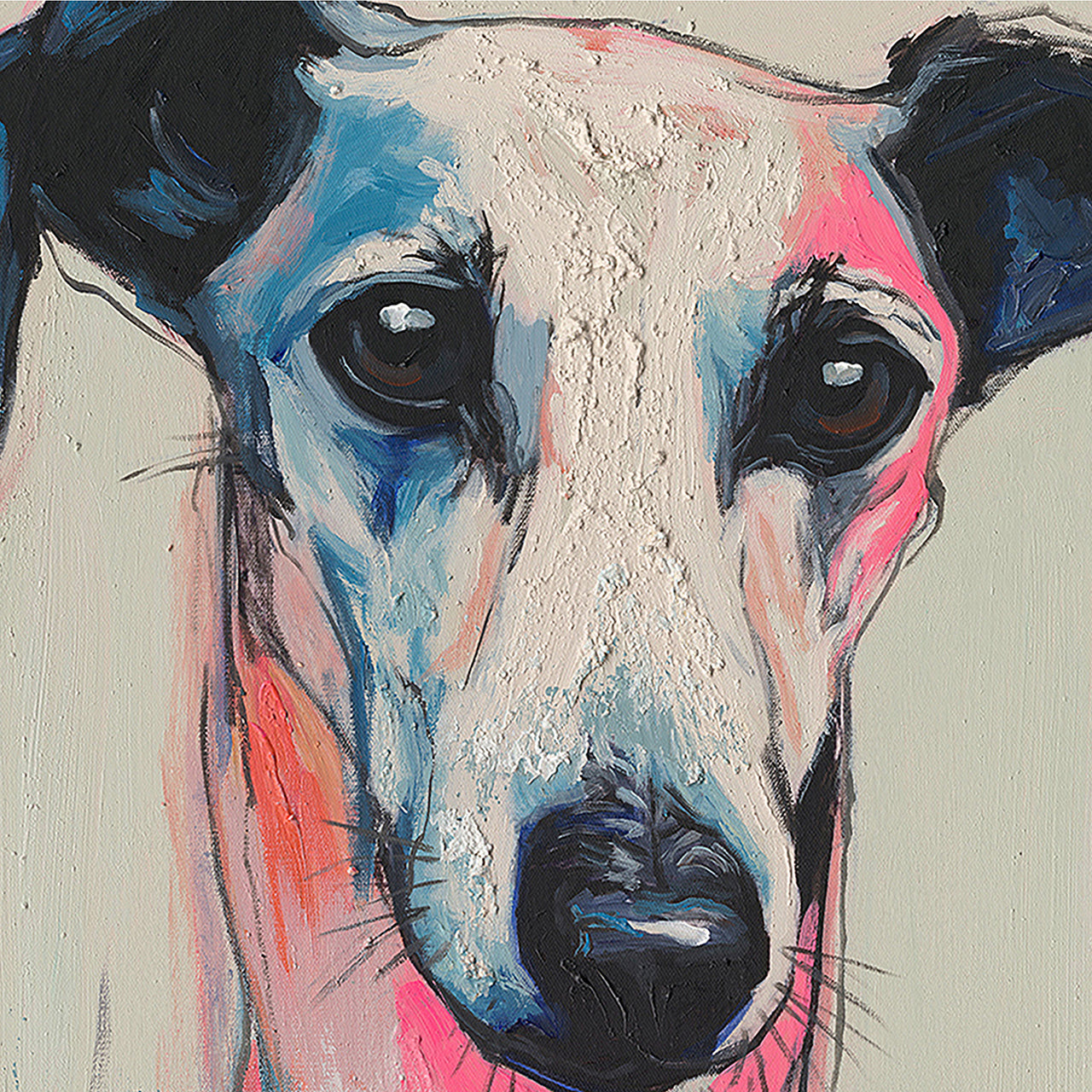 Gemälde Whispering Greyhound