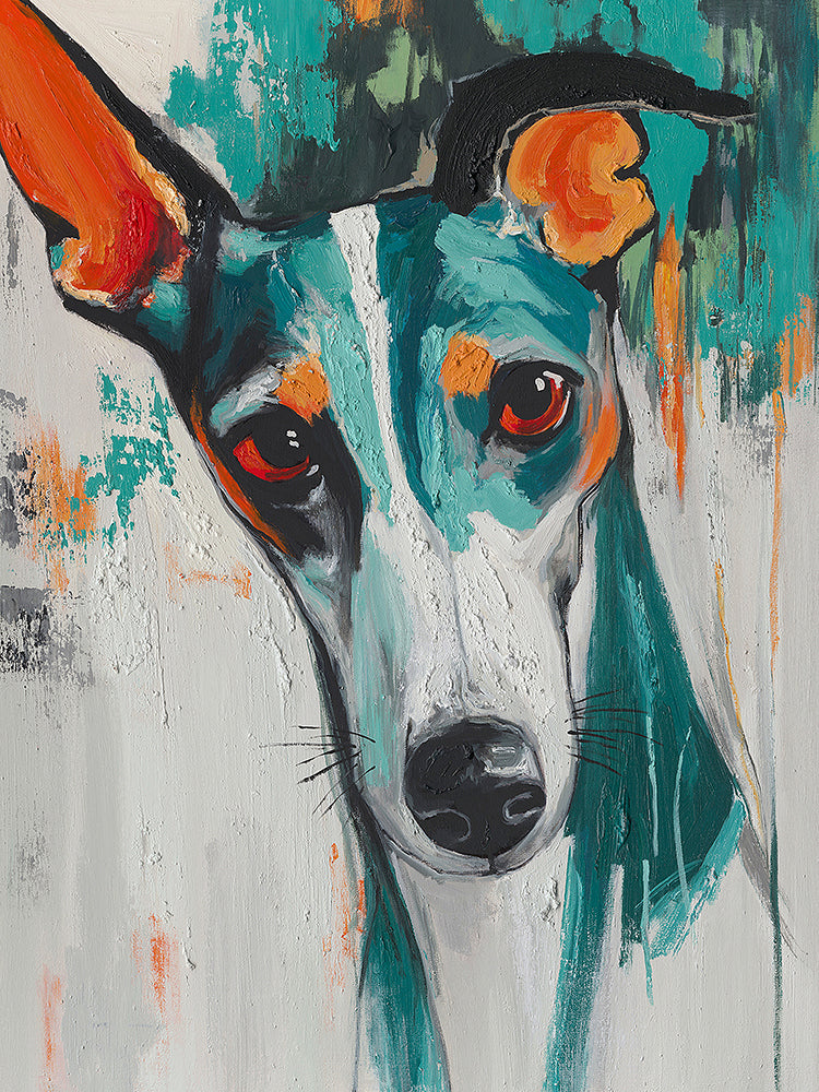 Gemälde Modern Greyhound Soul
