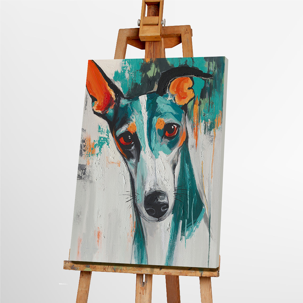 Gemälde Modern Greyhound Soul