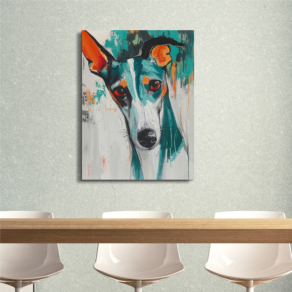 Gemälde Modern Greyhound Soul