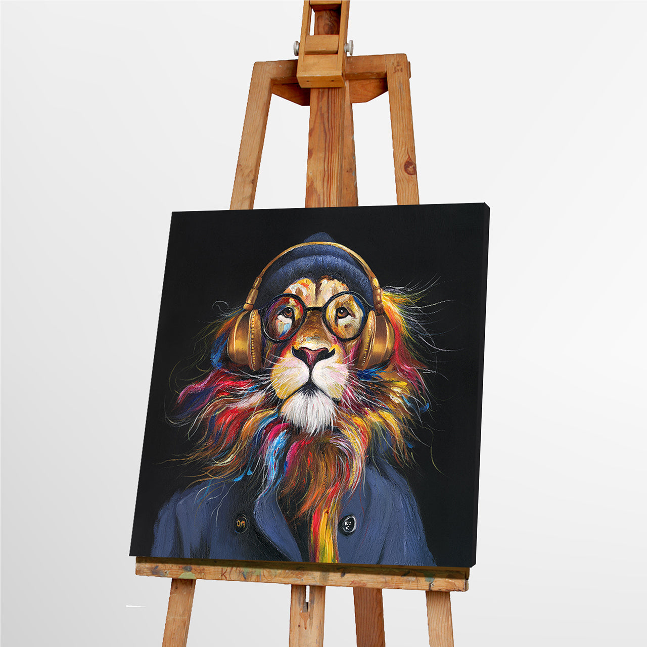 Gemälde King of the Jungle Beats