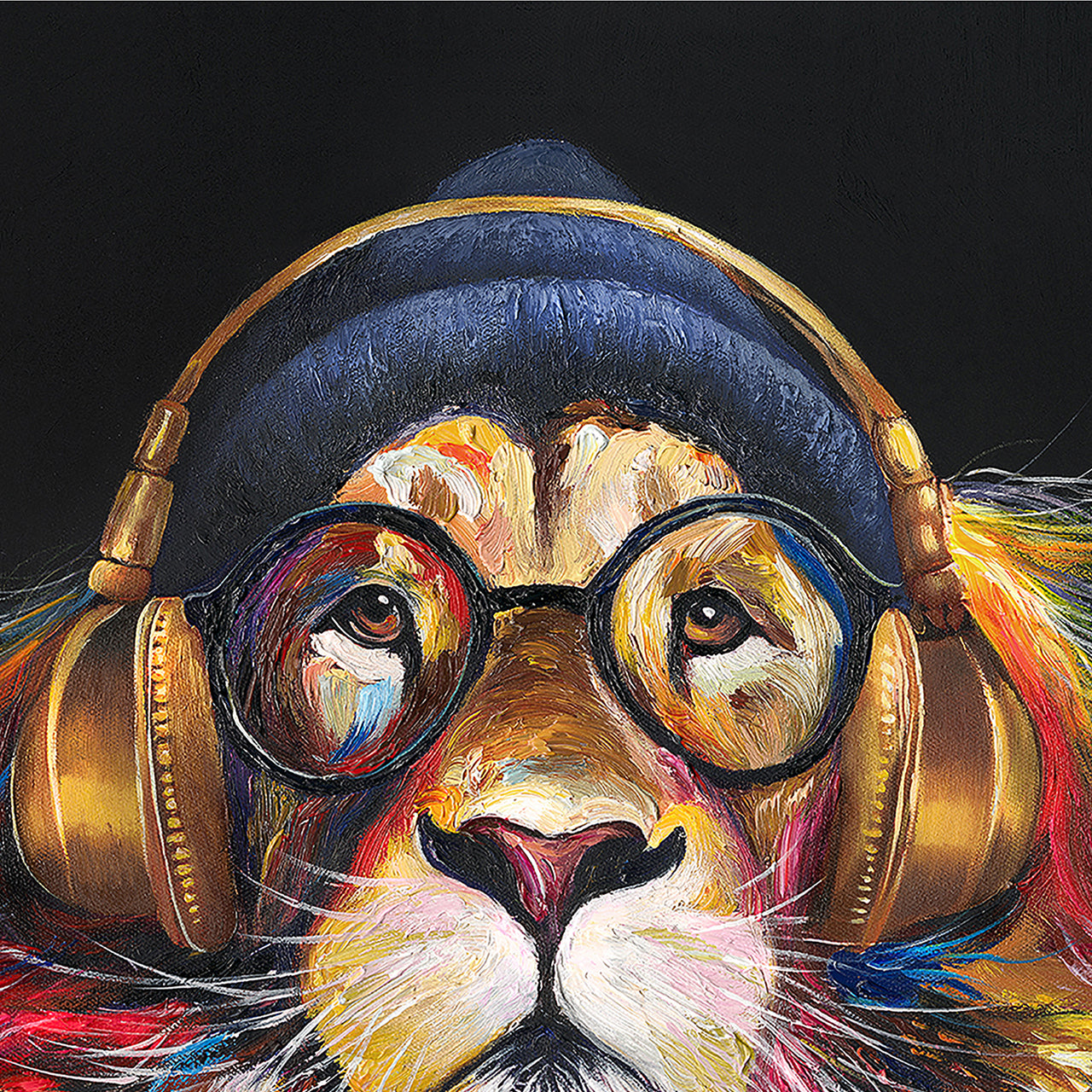 Gemälde King of the Jungle Beats