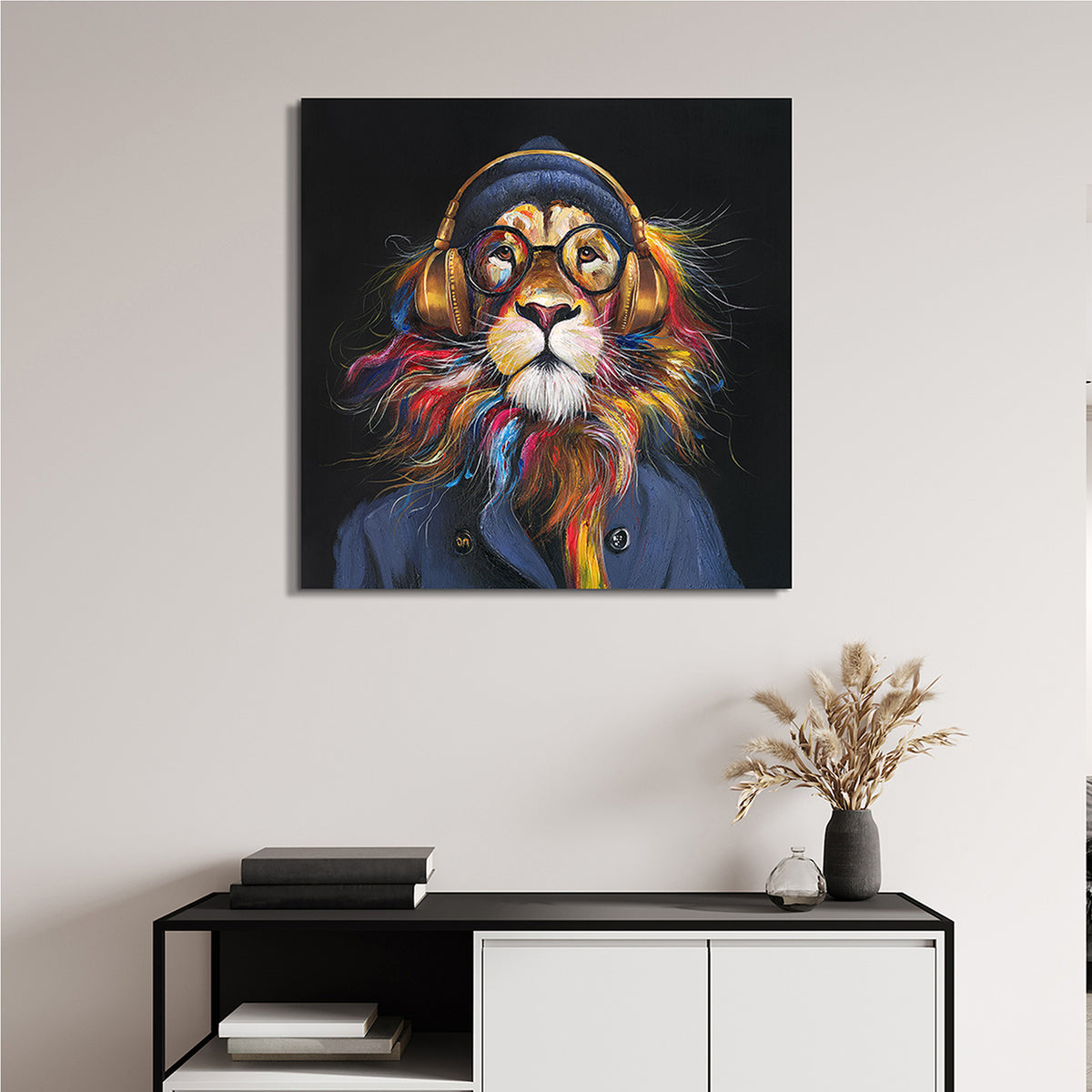 Gemälde King of the Jungle Beats