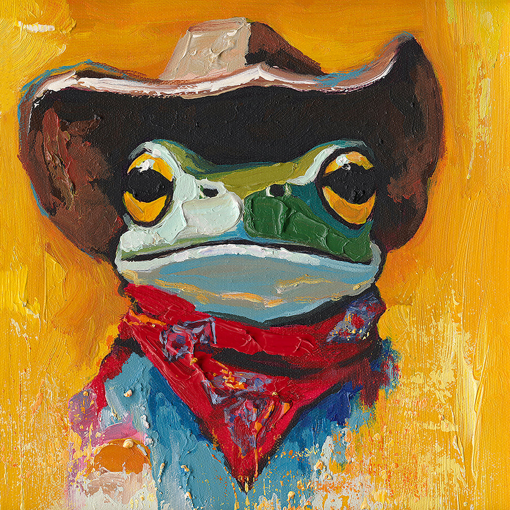Gemälde Frog Sheriff
