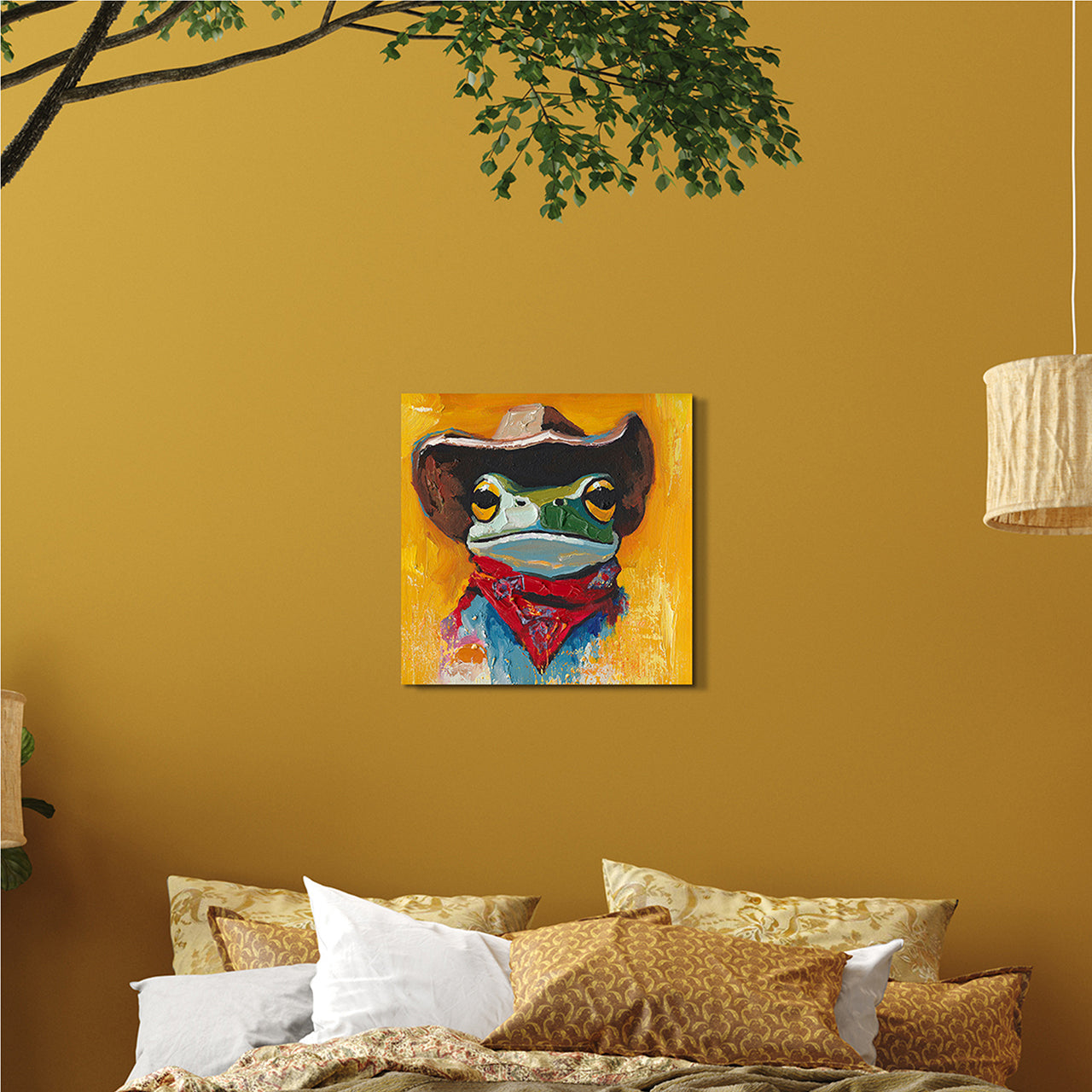 Gemälde Frog Sheriff