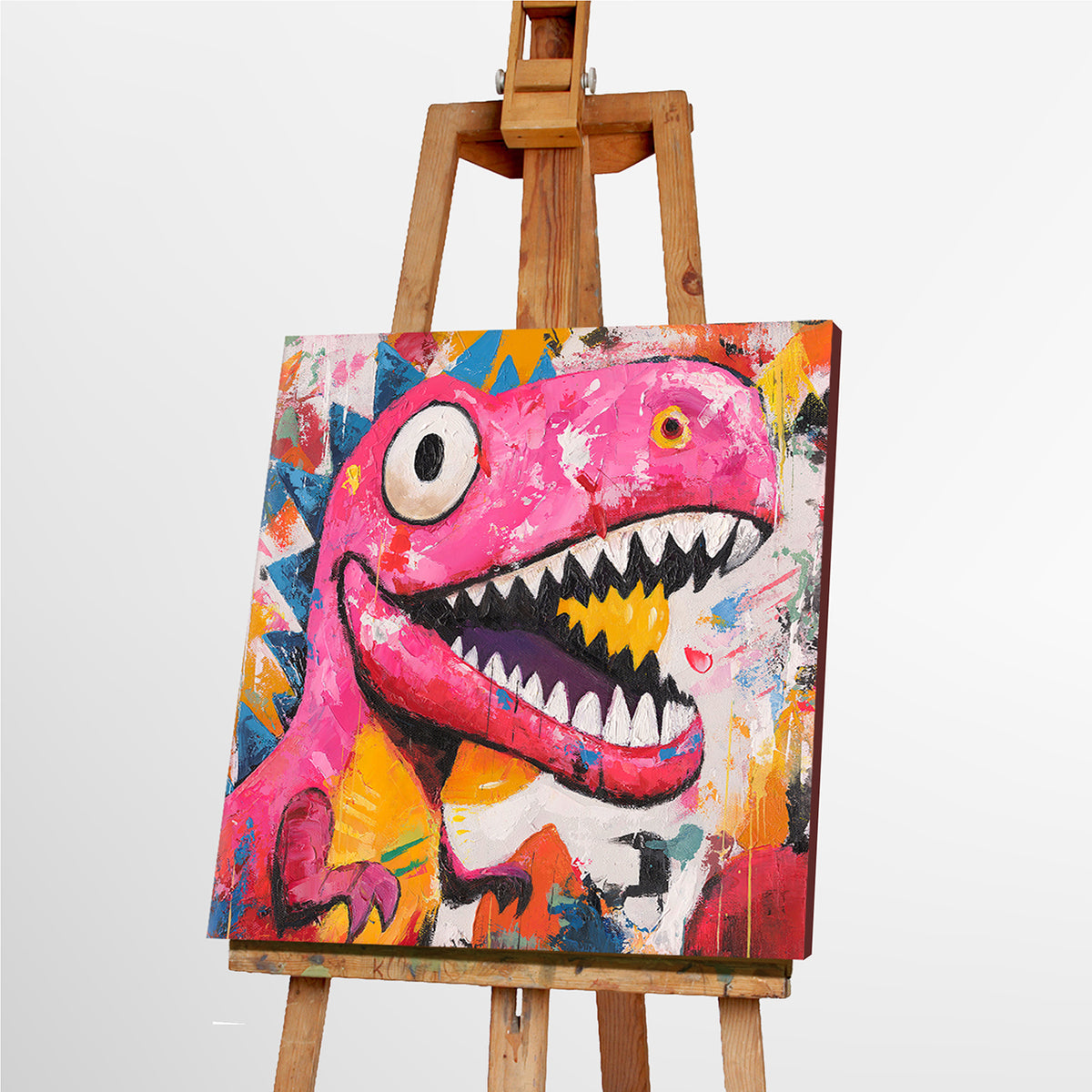 Gemälde Pinkasaurus