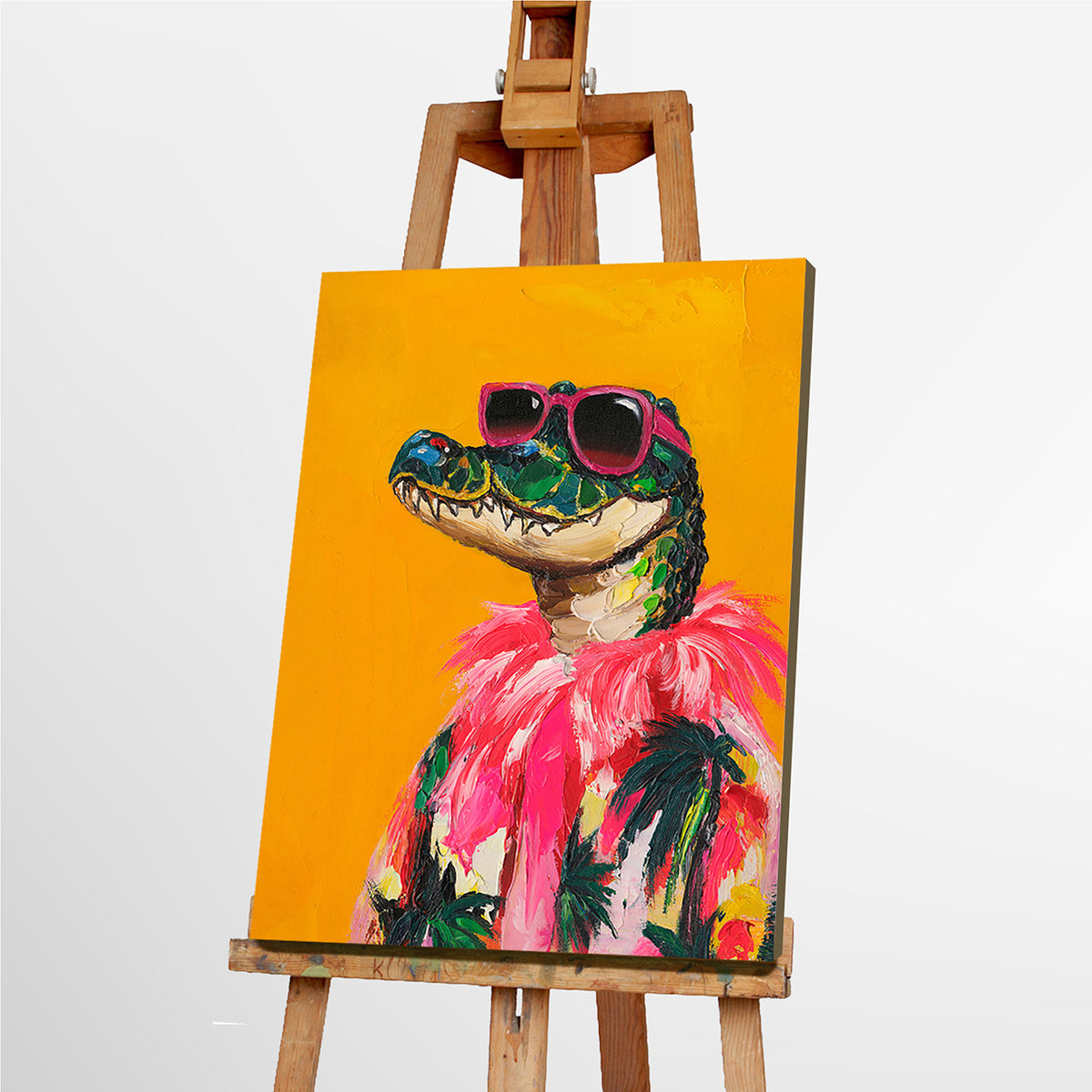 Gemälde Miami Croc