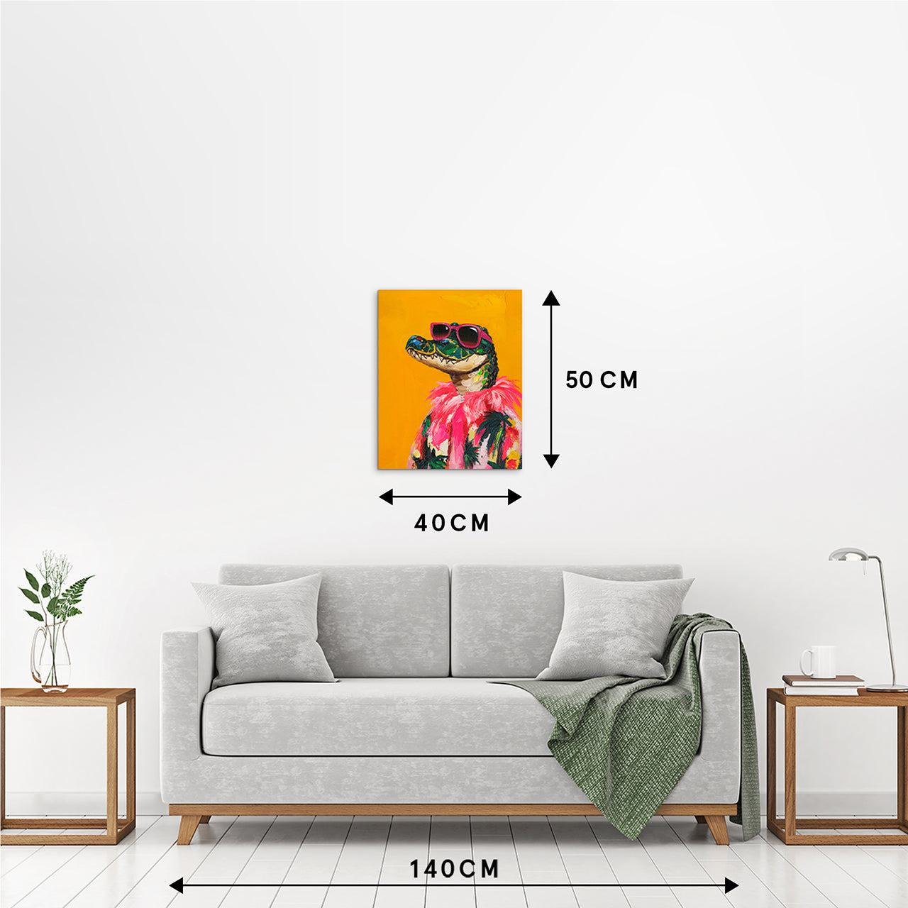 Gemälde Miami Croc