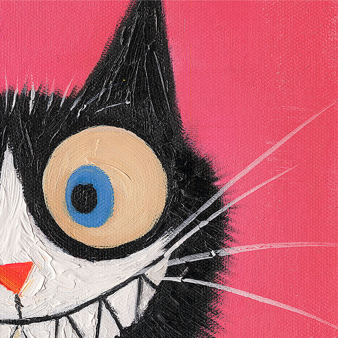 Gemälde Crazy Cat Energy