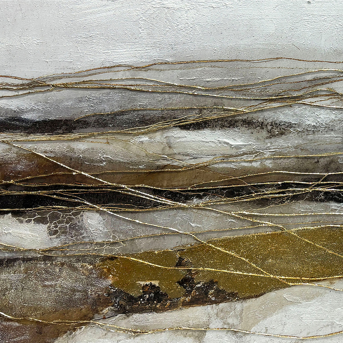 Gemälde Golden Flow