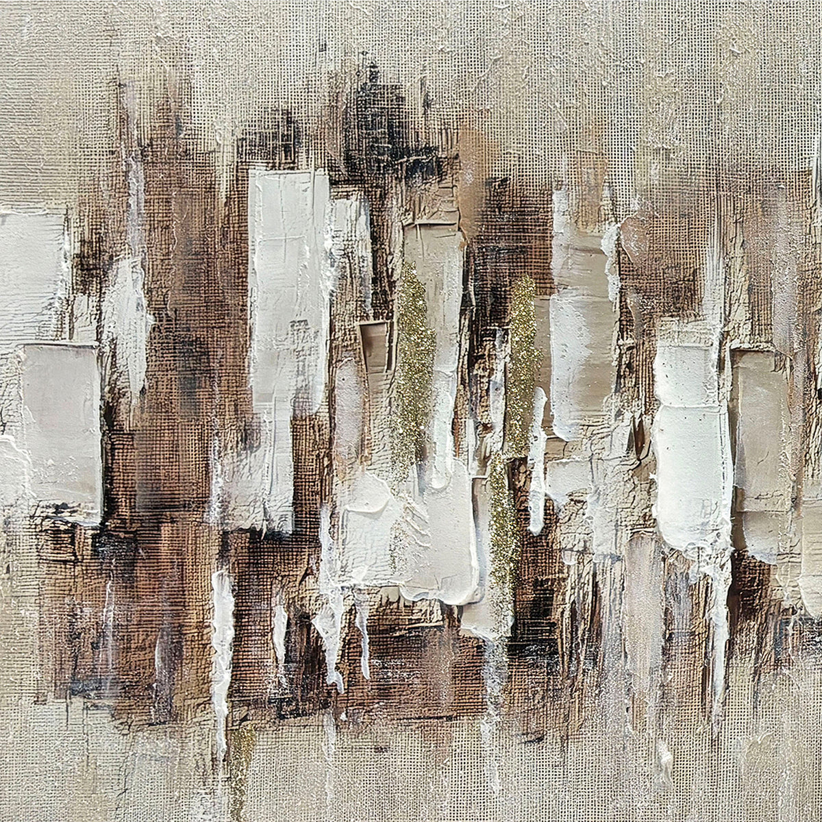 Gemälde Skyline in Sand