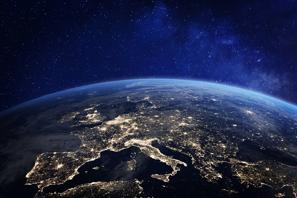 Aluminum picture The Earth from Above