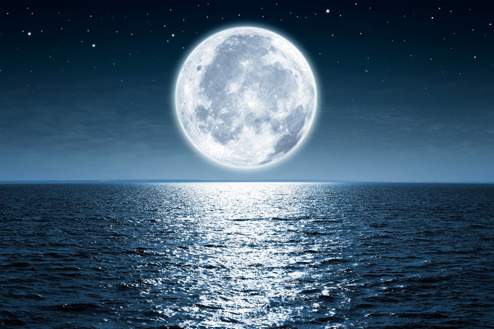 aluminum picture full moon
