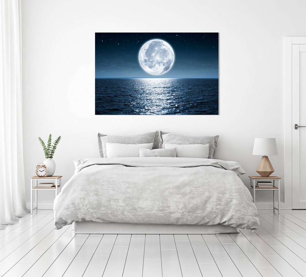 aluminum picture full moon