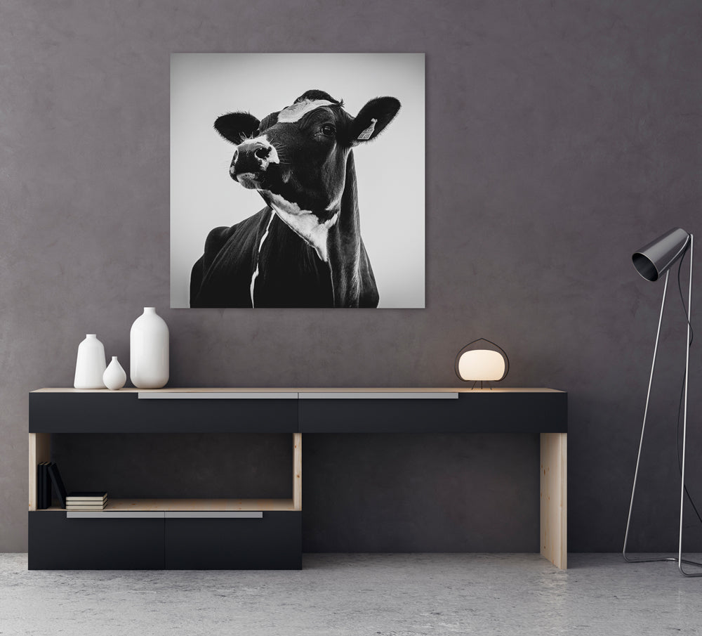 Tableau en aluminium Belle vache