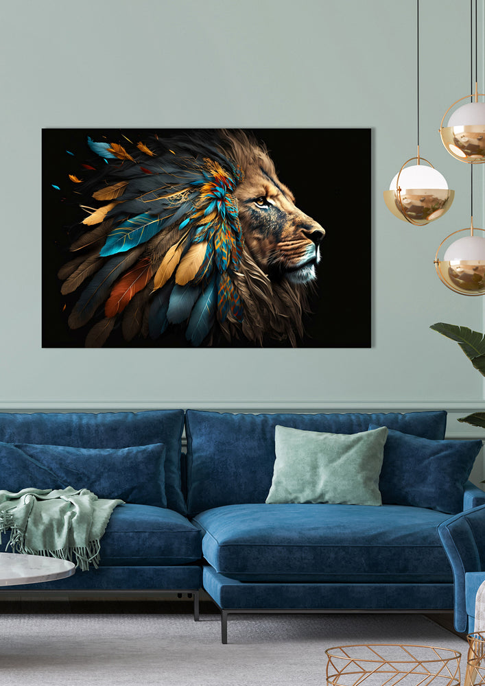 aluminum picture Indian King