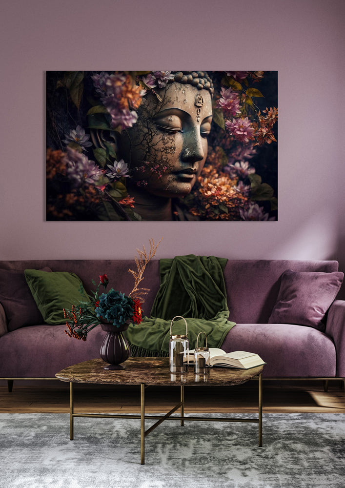 tableau aluminium Zen Flower Buddha