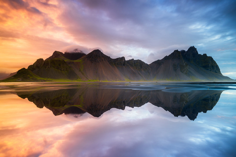 aluminum picture Rainbow Mountains