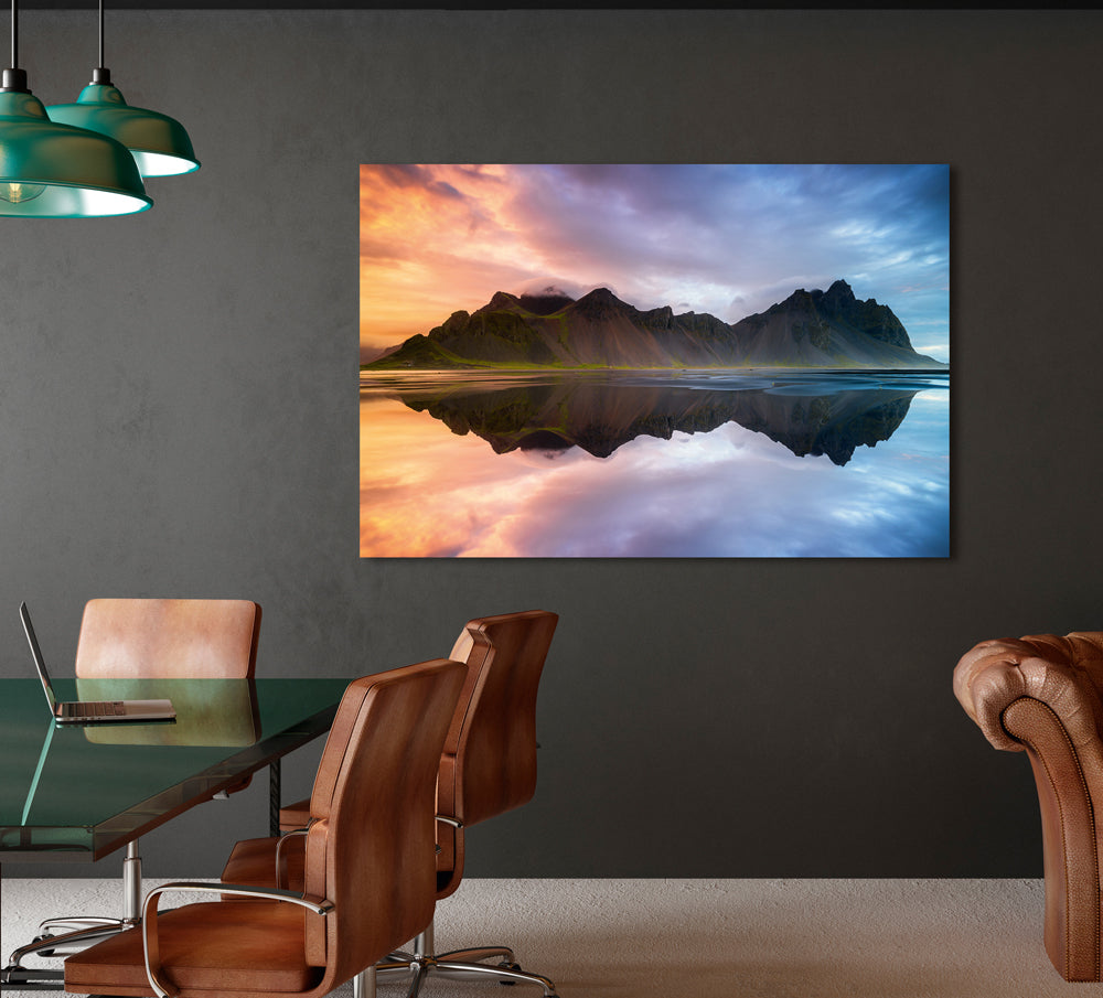 aluminum picture Rainbow Mountains