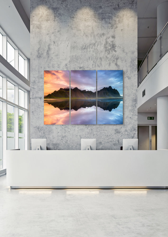 aluminum picture Rainbow Mountains