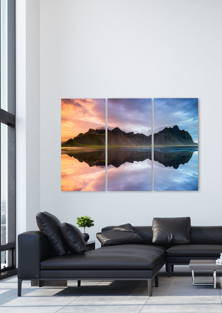 aluminum picture Rainbow Mountains
