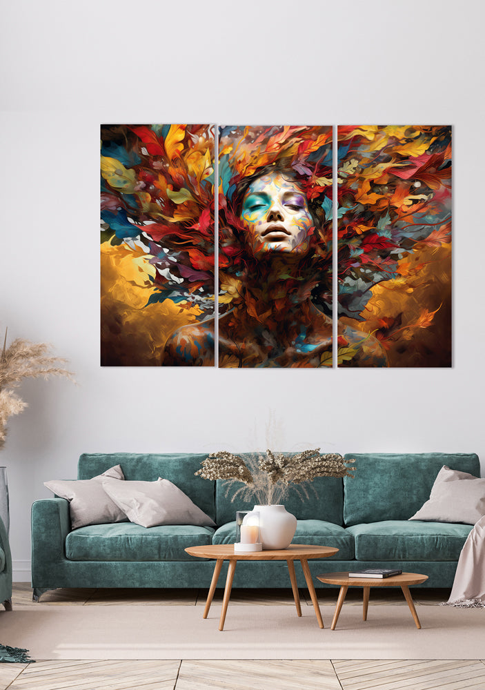 aluminum picture Dream of Leaves