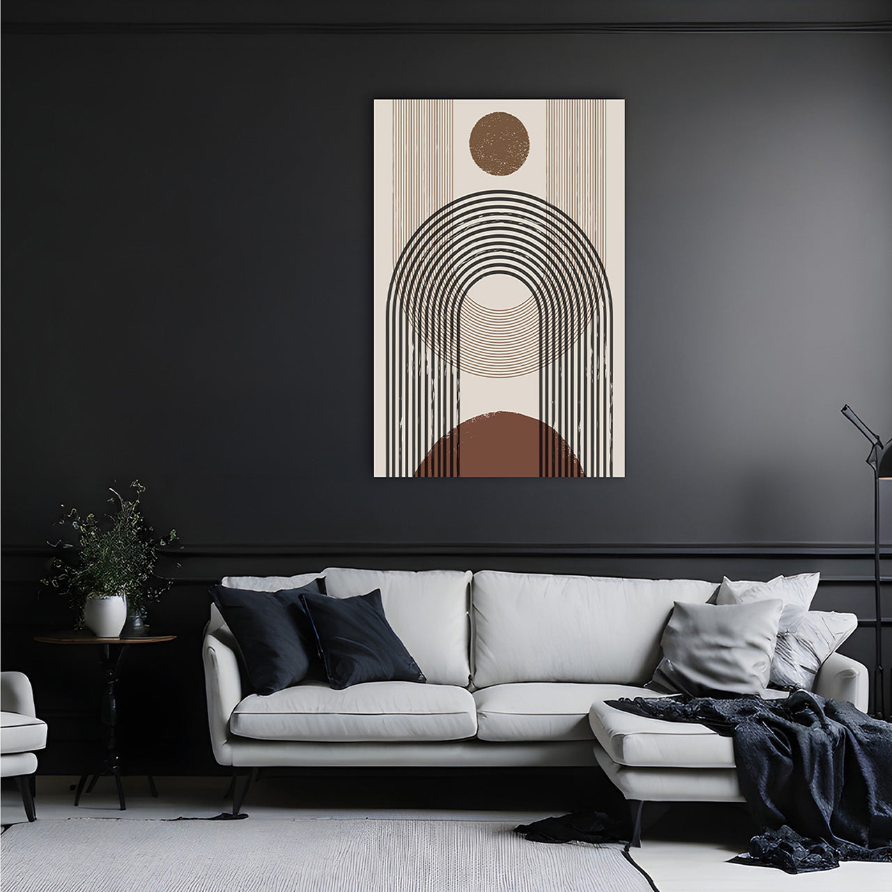 Aluminum picture Nature Geometry